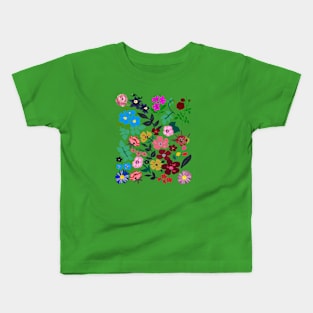 Spring Flower Digital Art Kids T-Shirt